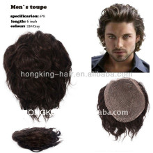 дешевые парик человеческих волос для мужчин заводская цена 